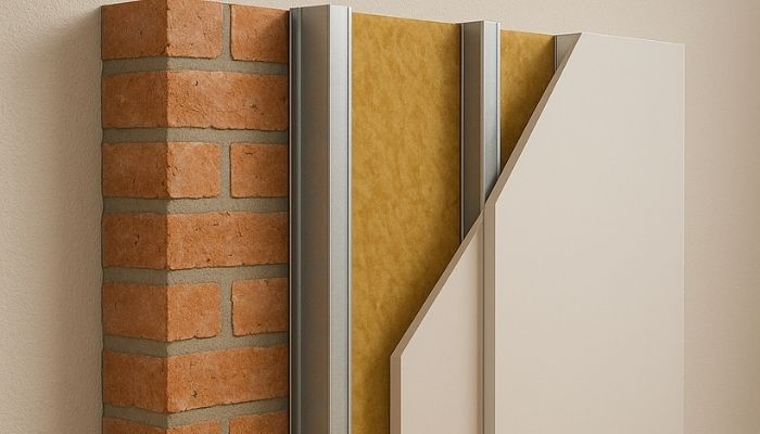 como aislar una pared sin camara de aire